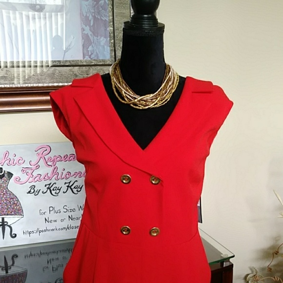 Tahari Pants - Stunning Red Jumpsuit